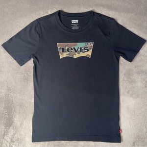 Lot Bundle 2 Levi’s Black Gray Basic T-Shirts Kid's L (14/16) & Men S/P/CH READ